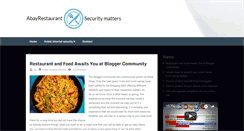 Desktop Screenshot of abayrestaurant.com